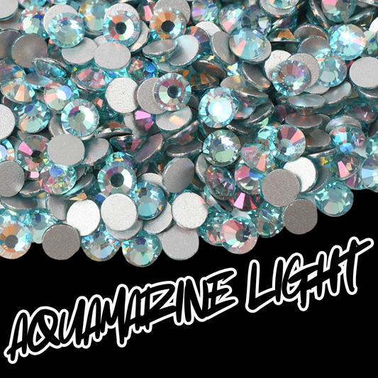 184 Aquamarine Light - Premium Rhinestones