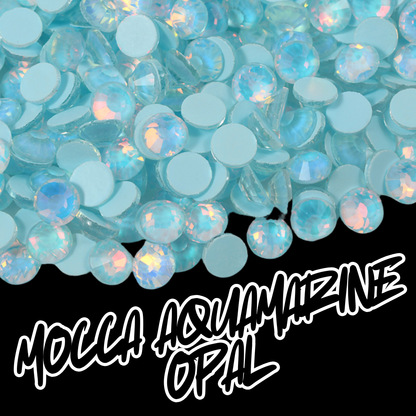 190 Mocca Aquamarine Opal - Premium Rhinestones