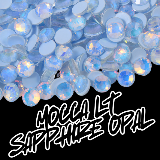 191 Mocca Lt. Sapphire Opal - Premium Rhinestones