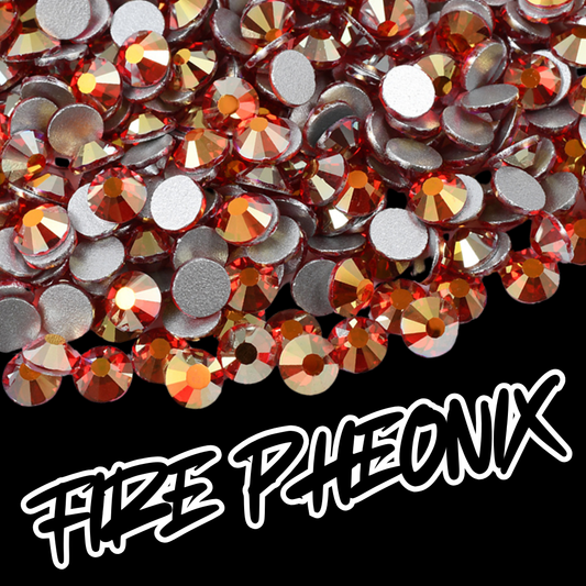 199 Fire Phoenix - Premium Rhinestones