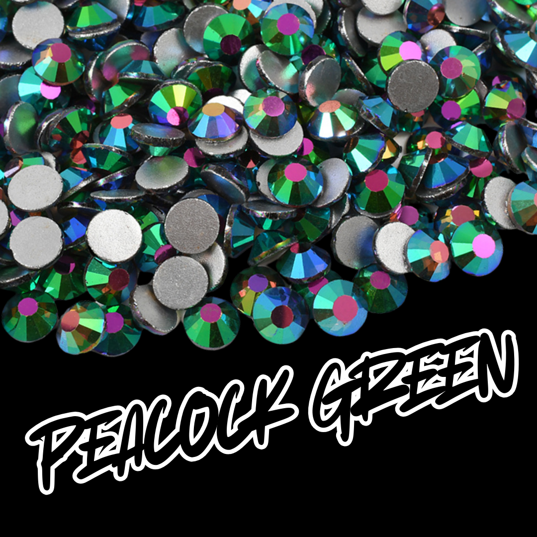 203 Peacock Green - Premium Rhinestones