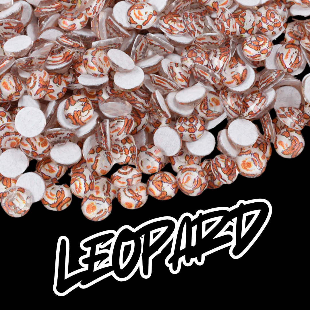 208 Leopard - Premium Rhinestones