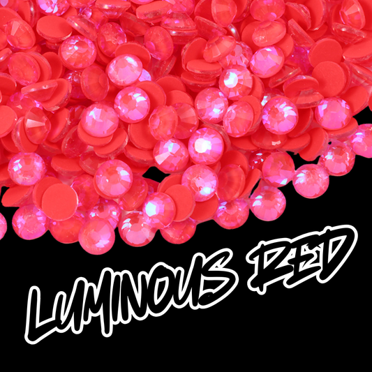 220 Luminous Red - Premium Rhinestones