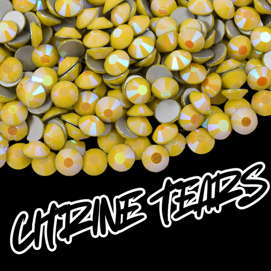 222 Citrine Tears - Premium Rhinestones