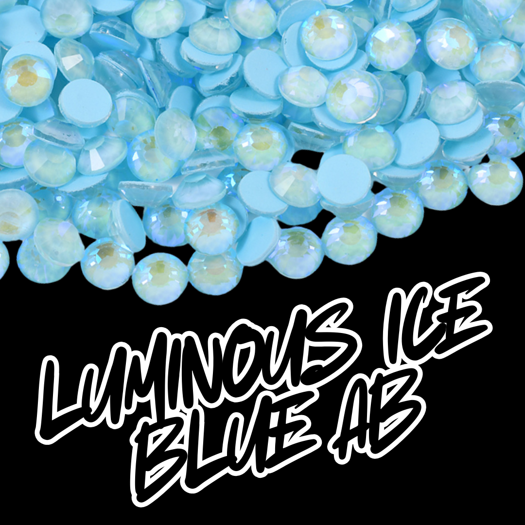 223 Luminous Ice Blue AB - Premium Rhinestones