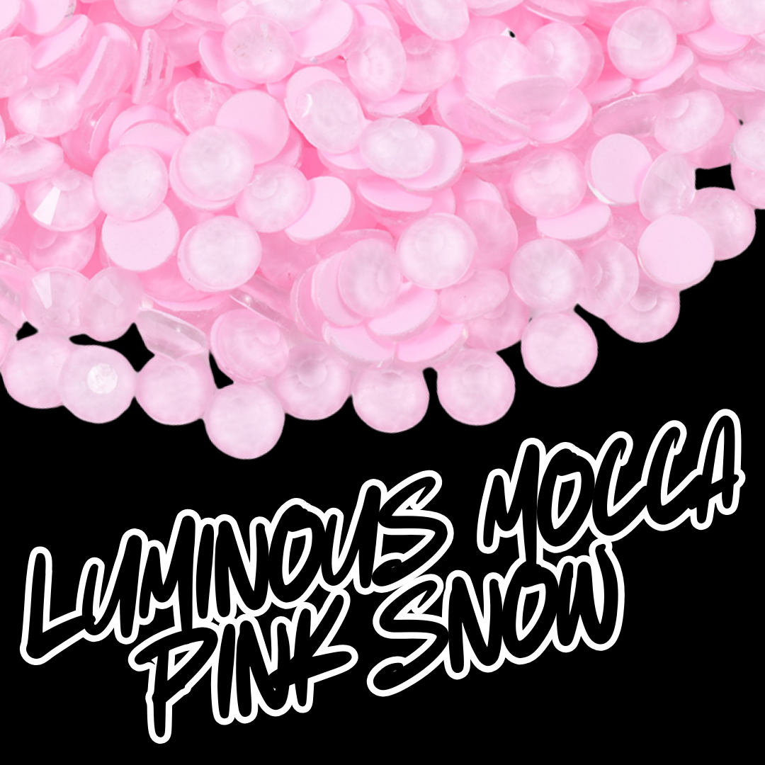 224 Luminous Mocca Pink Snow - Premium Rhinestones