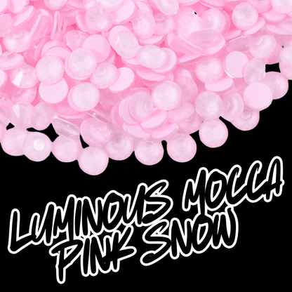 224 Luminous Mocca Pink Snow - Premium Rhinestones