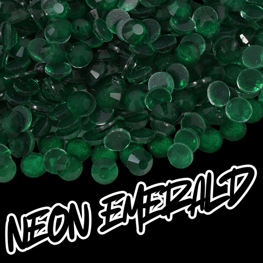 276 Neon Emerald - Premium Rhinestones