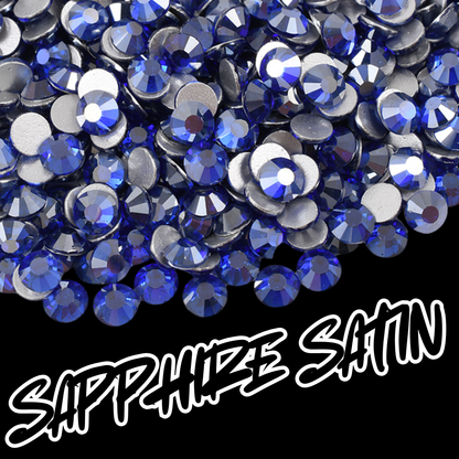 285 Sapphire Satin - Premium Rhinestones