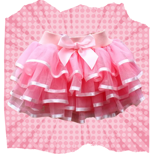 Layered Mesh Tutu Skirt