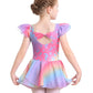 "Rainbow Razzle" Skirted Leotard