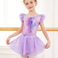 "Starry Night" Ruffle Trim Skirted Leotard