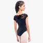 "Tilly" Child Cap Sleeve Leotard with Lace