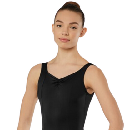 Weissman Princess Seam V-Back Leotard