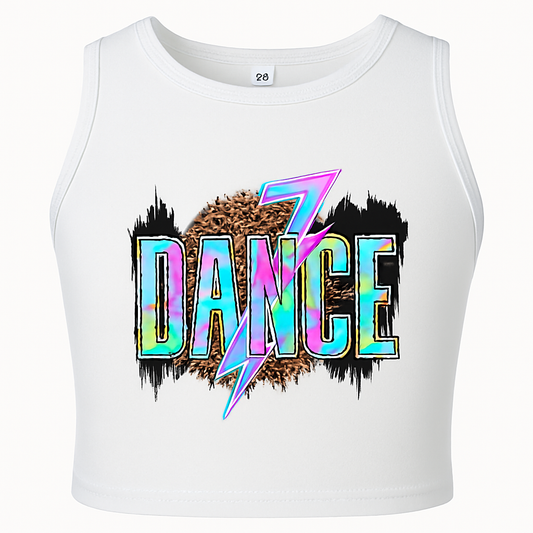 "Retro Dance" Cropped Tank