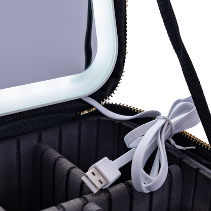 Rac N Roll Cosmetic Bags with LED Mirrors