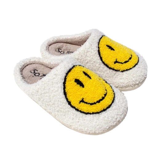 So Danca BT50 yellow happy face slippers