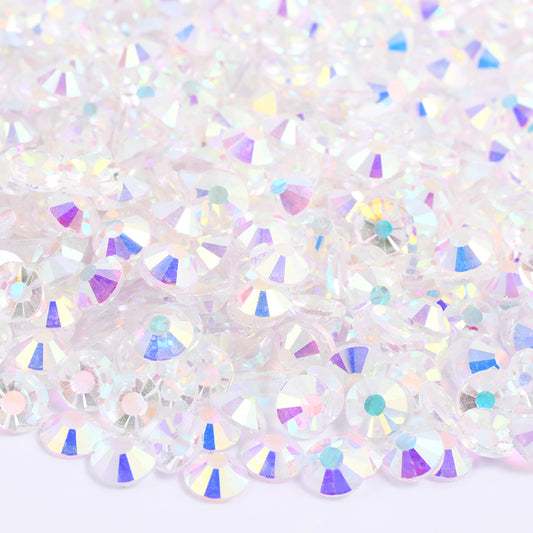 003 Transparent AB - Premium Glass Crystal Flatback Rhinestones