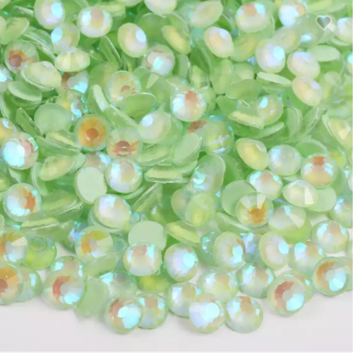 107 Luminous Lt. Emerald - Premium Rhinestones