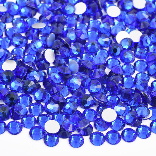 013 Sapphire - Premium Glass Crystal Flatback Rhinestones