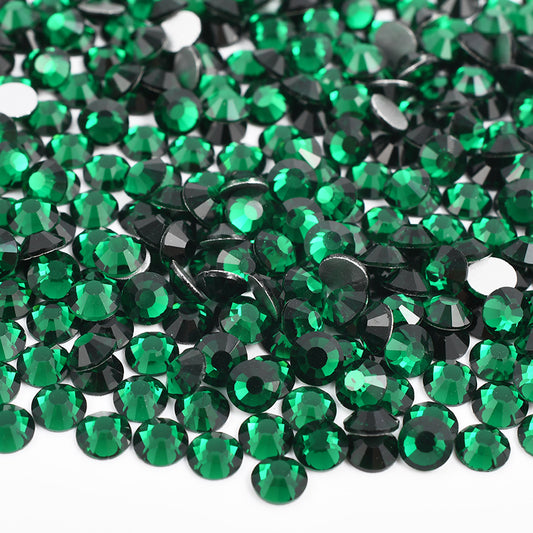 024 Emerald - Premium Glass Crystal Flatback Rhinestones