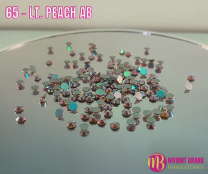 065 Lt. Peach AB - Premium Rhinestones