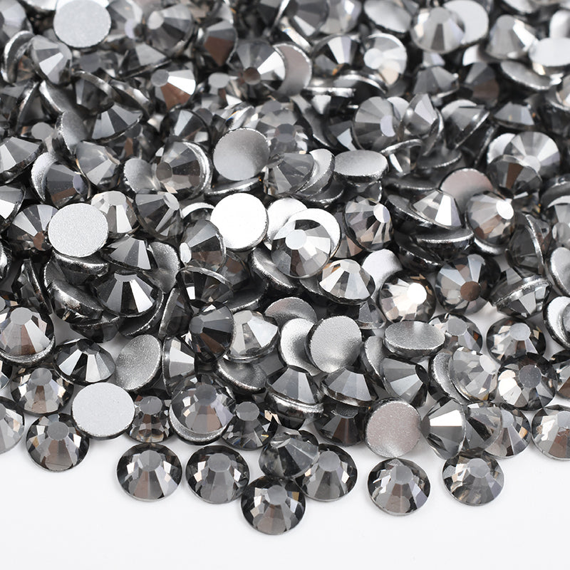 074 Black Diamond Shadow - Premium Glass Crystal Flatback Rhinestones