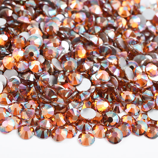 080 Amber - Premium Glass Crystal Flatback Rhinestones