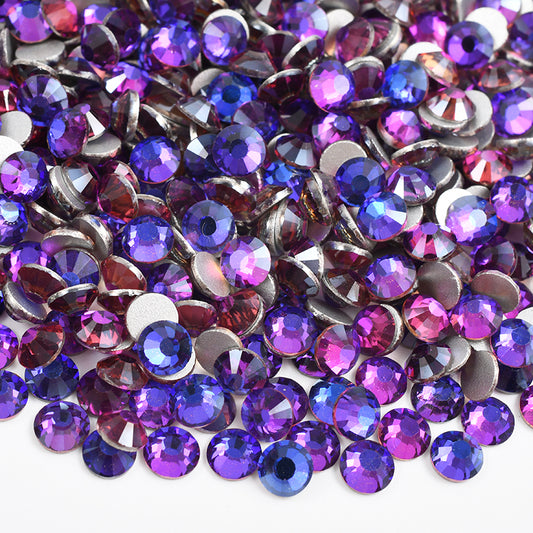 082 Purple Majestic - Premium Glass Crystal Flatback Rhinestones