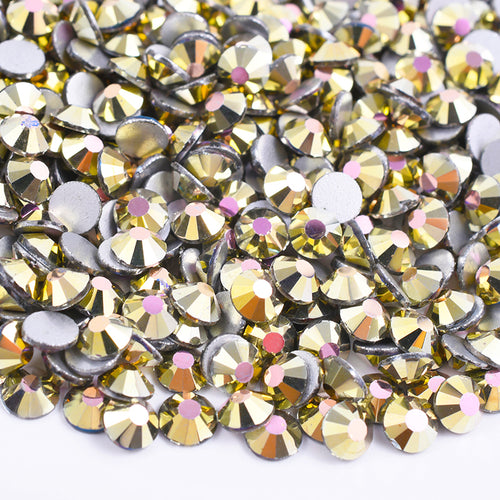 087 Metallic Pink - Premium Rhinestones