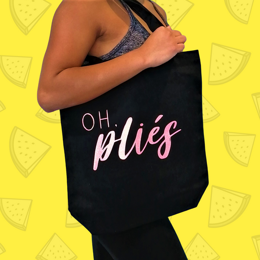 Buy online high quality The MVMNT "OH, Plies" Canvas Tote Bag - The Movement Boutique - Kelowna