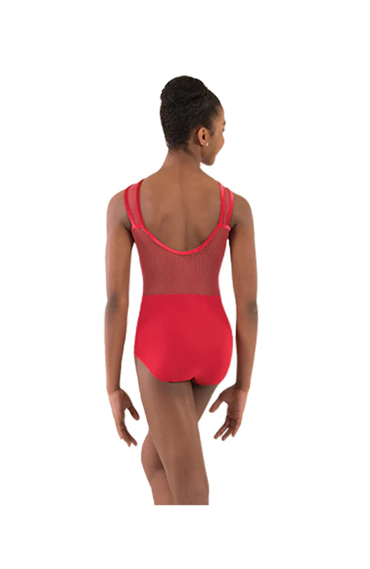 Body Wrappers Mesh Crossover Leotard