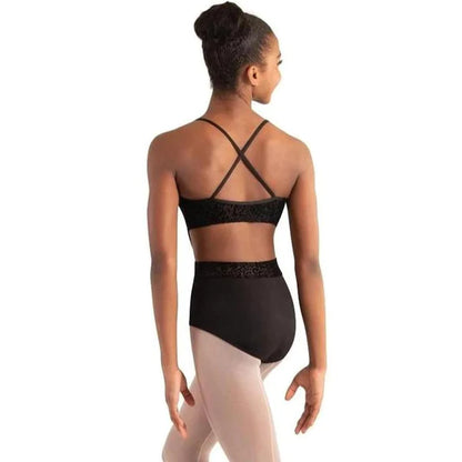 Flocked Velvet Leotard