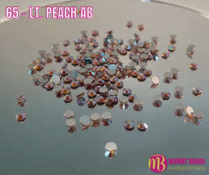 065 Lt. Peach AB - Premium Rhinestones