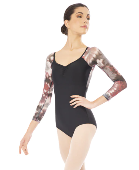 Buy online high quality Plume Abstract mesh Long Sleeve Leotard - The Movement Boutique - Kelowna