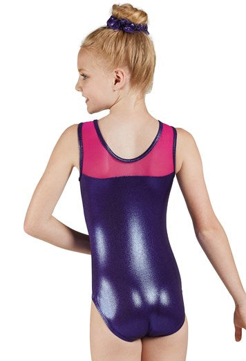 3209 - Girls Ombre Metallic Gymnastics Leotard - All the Dancewear - by  Etoile Dancewear