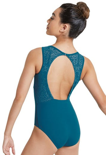 Buy online high quality Balera Flocked Mesh V-Neck Leotard - The Movement Boutique - Kelowna